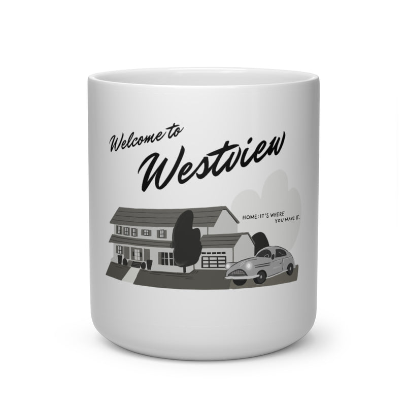 Welcome to Westview Heart Mug